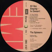 LP - The Spinners - All Day Singing - The Spinners In Concert
