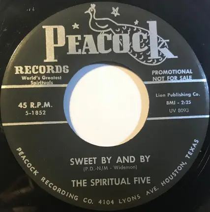 The Spiritual Five - Joy In Jerusalem / Sweet By And By