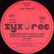 12inch Vinyl Single - John Carpenter - The End (New Scratch-Mix) - RED LABEL