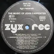 LP - The Splash Band - The Music Of John Carpenter