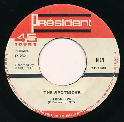 The Spotnicks - Pick A Bale Of Cotton
