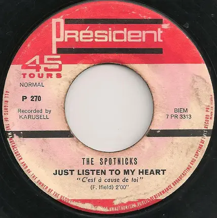 The Spotnicks - Say Mama / Just Listen To My Heart