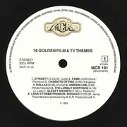 LP - The Studio London Orchestra - 16 Golden Film & TV Themes