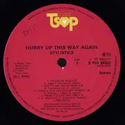 LP - The Stylistics - Hurry Up This Way Again - lyrics insert