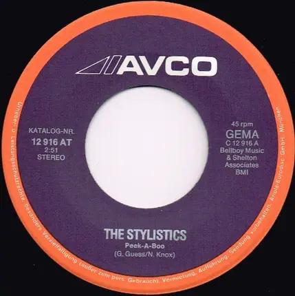 The Stylistics - Peek-A-Boo