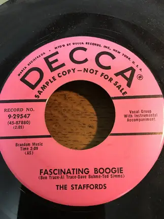 The Staffords - Fascinating Boogie / Look What You Did