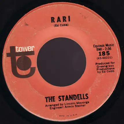 The Standells - Dirty Water / Rari
