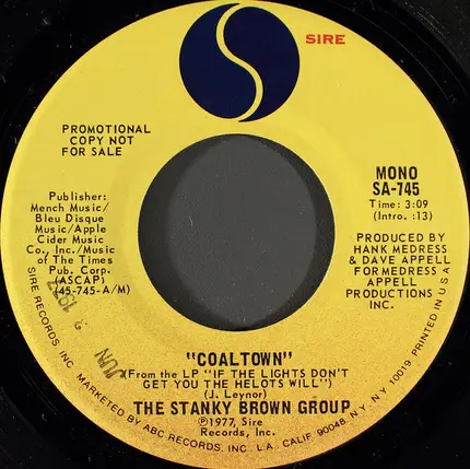 The Stanky Brown Group - Coaltown