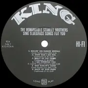LP - The Stanley Brothers - The Remarkable Stanley Brothers Play And Sing Bluegrass Songs For You