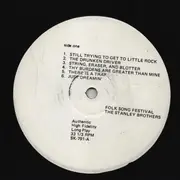 LP - The Stanley Brothers - Folk Song Festival - White label