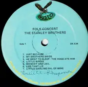 LP - The Stanley Brothers, The Clinch Mountain Boys - Folk Concert
