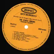 LP - The Staple Singers - Freedom Highway - Insert