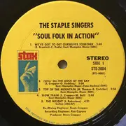 LP - The Staple Singers - Soul Folk In Action