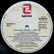 LP - The Staple Singers - Pray On