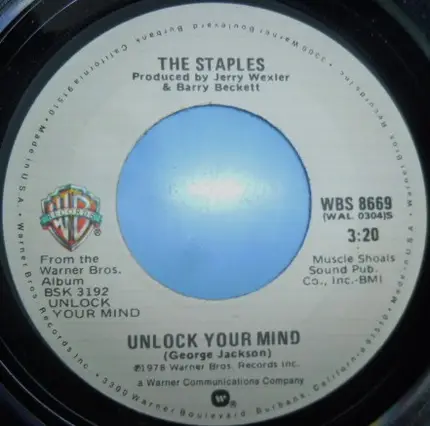 The Staples - Mystery Train / Unlock Your Mind