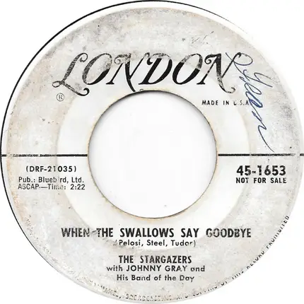 The Stargazers - Zambezi / When The Swallows Say Goodbye