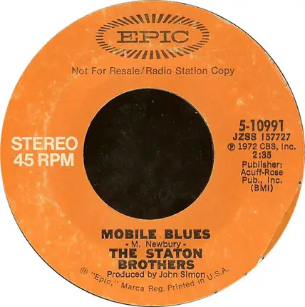 The Staton Brothers - Mobile Blues