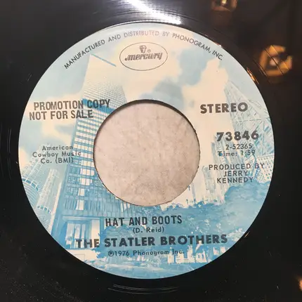 The Statler Brothers - Thank God I've Got You / Hat And Boots