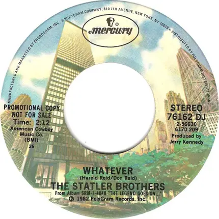 The Statler Brothers - Whatever