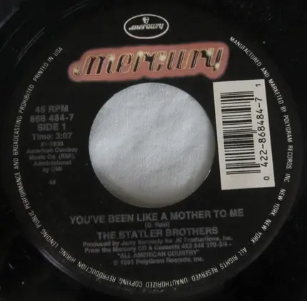 The Statler Brothers - You've Been Like A Mother To Me