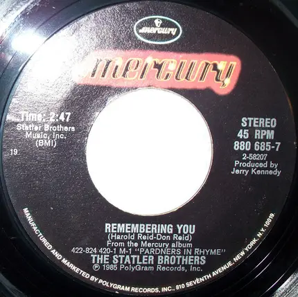 The Statler Brothers - Hello Mary Lou