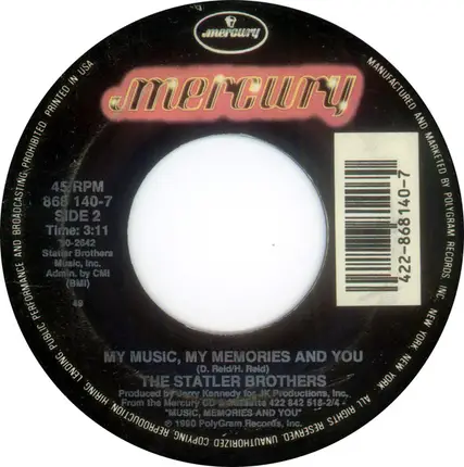 The Statler Brothers - Remember Me