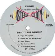 LP - The Statler Dance Orchestra - ... Strictly For Dancing