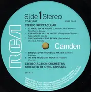 LP - The Stereo Action Orchestra Created & Directed By Cyril Ornadel - Thrill To The Exciting Sounds Of Stereo Spectacular