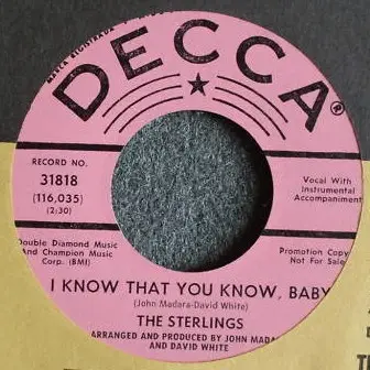 The Sterlings - Face To Face / I Know That You Know Baby