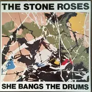 12inch Vinyl Single - The Stone Roses - She Bangs The Drums - B Label Misprint