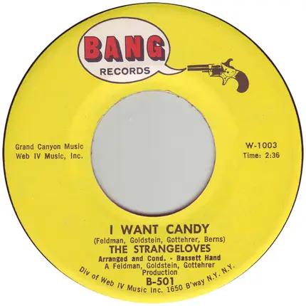 The Strangeloves - I Want Candy / It's About My Baby
