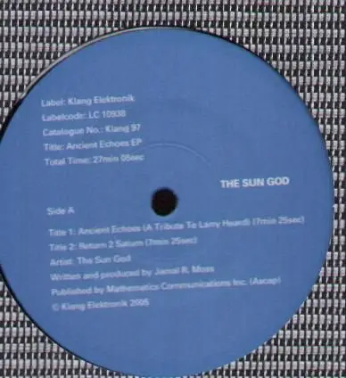 THE SUN GOD - ANCIENT ECHOS EP