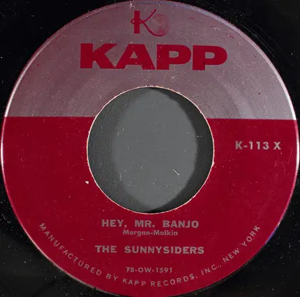 The Sunnysiders - Hey, Mr. Banjo / Zoom, Zoom, Zoom