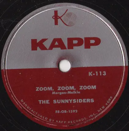 The Sunnysiders - Hey Mr. Banjo / Zoom, Zoom, Zoom