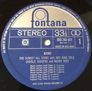 LP - The Sunset All Stars With Nat King Cole , Charlie Shavers & Buddy Rich - Kicks!