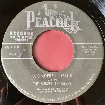 The Sunset Travelers - Wonderful Jesus / Hide Me