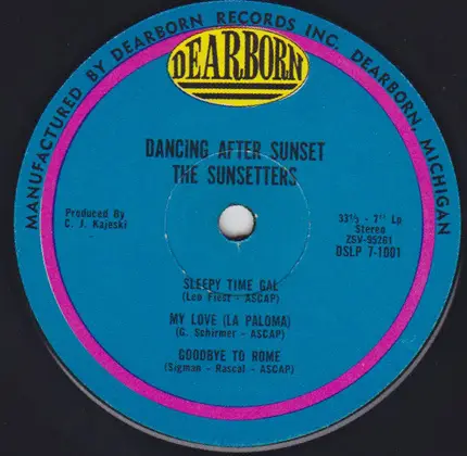 The Sunsetters - Dancing After Sunset