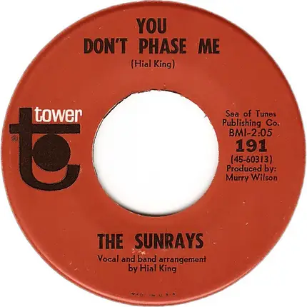 The Sunrays - Andrea / You Don't Phase Me