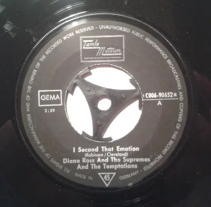 The Supremes And The Temptations - I Second That Emotion