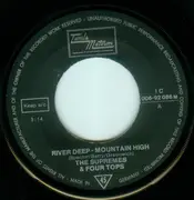 7inch Vinyl Single - The Supremes + Four Tops - River Deep - Mountain High