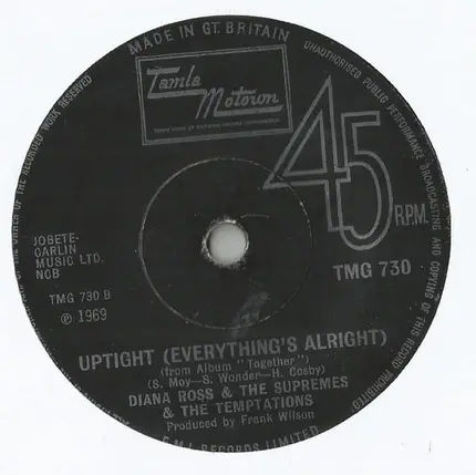 The Supremes & The Temptations - Why (Must We Fall In Love) / Uptight (Everything's Alright)