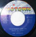 7inch Vinyl Single - The Supremes - Everybody's Got The Right To Love