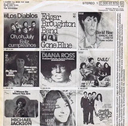 The Supremes - I Guess I'll Miss The Man