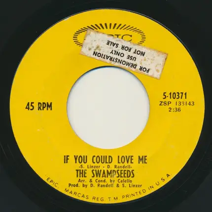 The Swampseeds - If You Could Love Me / Love Is On The Way
