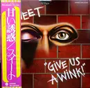 LP - The Sweet - Give Us A Wink = 甘い誘惑 - Die-Cut Gimmick cover