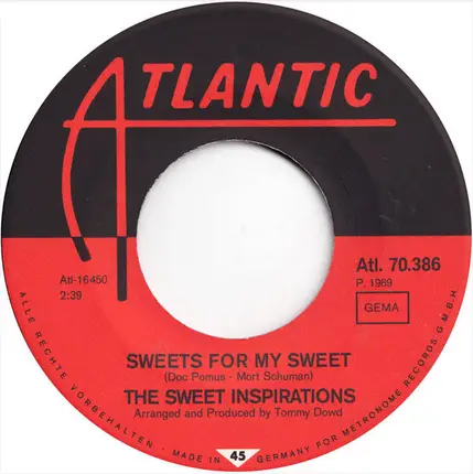 The Sweet Inspirations - Sweets for My Sweet