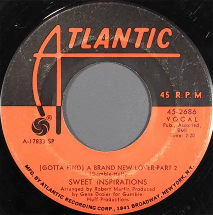 The Sweet Inspirations - (Gotta Find) A Brand New Lover