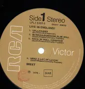 LP - The Sweet - Live In England