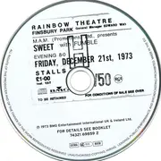 CD - The Sweet - Live At The Rainbow 1973 (The Complete Concert) - Mono