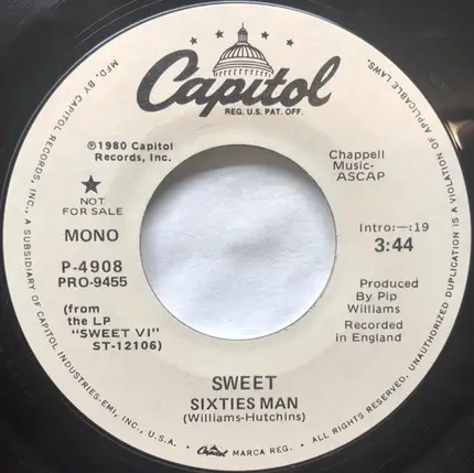 The Sweet - Sixties Man